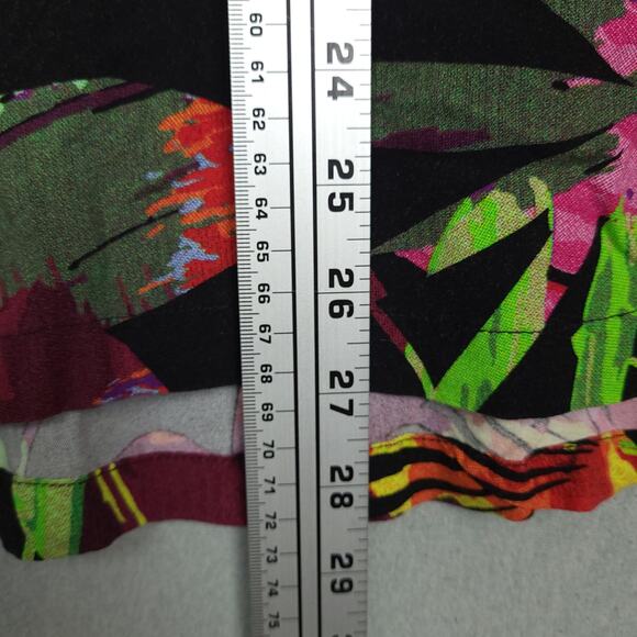 Super Massive Men’s Button-Up Shirt Large Hawaiian Bold Floral Print Retro Style - Picture 7 of 7